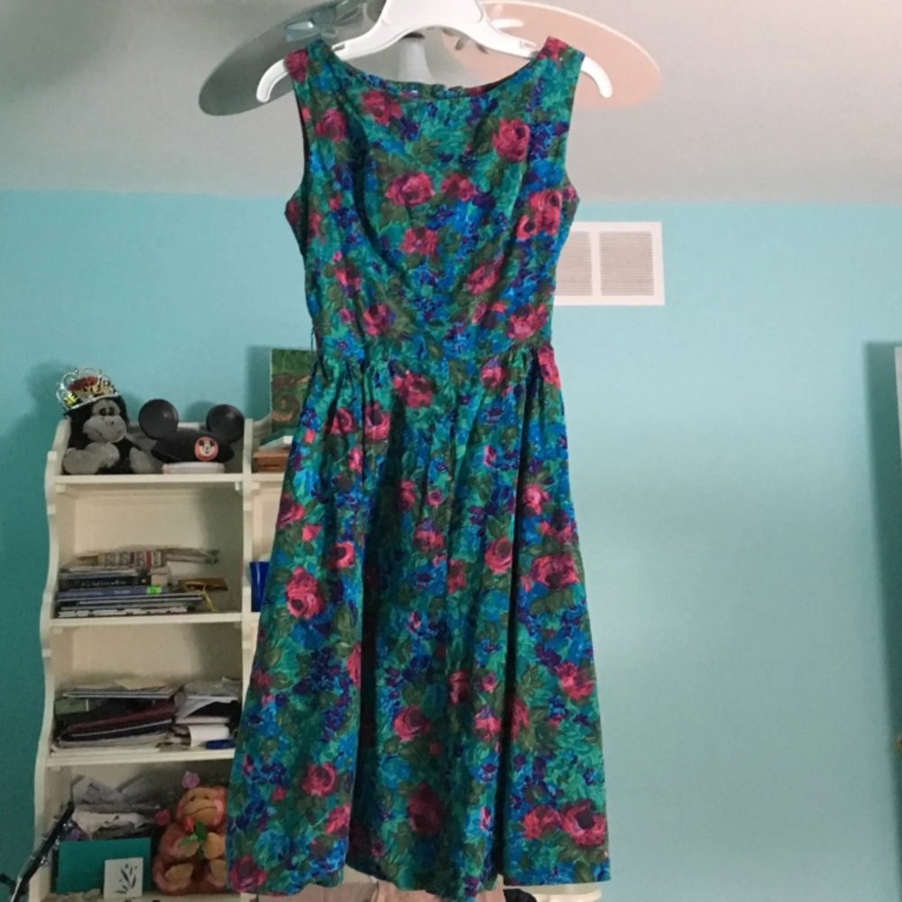 Vintage Floral Dress